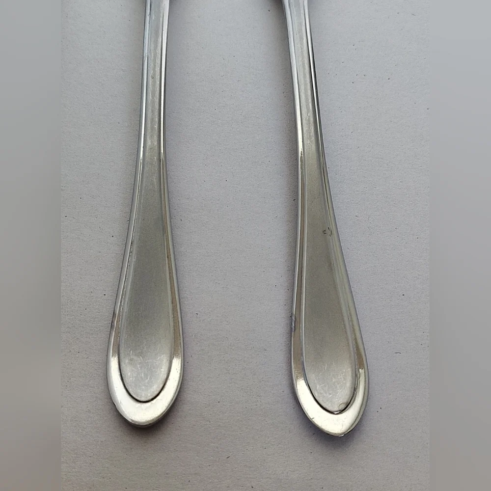 Oneida Stainless JOANN Dinner Forks JOANNE Set of 4 Frosted Glossy Flatware #